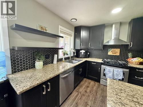 1262 Croft Road, Quesnel, BC - Indoor Photo Showing Kitchen With Stainless Steel Kitchen With Double Sink With Upgraded Kitchen