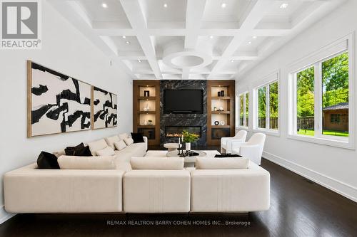 29 Junewood Crescent, Toronto, ON - Indoor Photo Showing Other Room With Fireplace