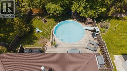 62 Bechtel Drive, Kitchener, ON - Outdoor With Above Ground Pool