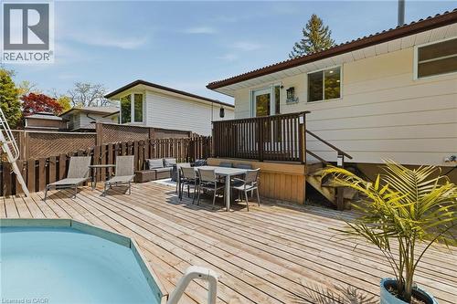 62 Bechtel Drive, Kitchener, ON - Outdoor With Deck Patio Veranda With Exterior