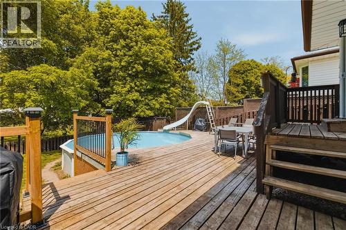 62 Bechtel Drive, Kitchener, ON - Outdoor With Above Ground Pool With Deck Patio Veranda With Exterior