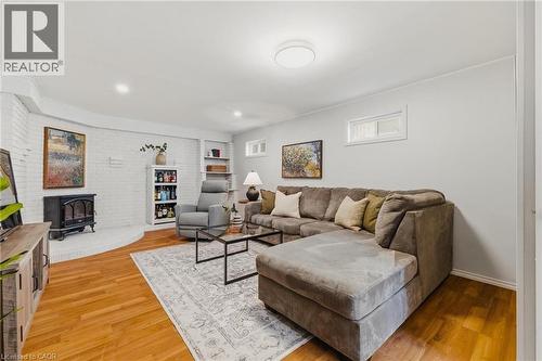 62 Bechtel Drive, Kitchener, ON - Indoor Photo Showing Living Room With Fireplace