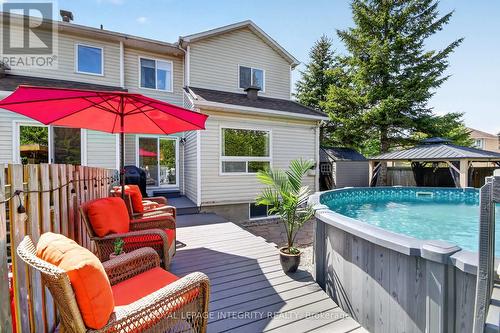 1 Chantilly Gate, Ottawa, ON - Outdoor With Above Ground Pool With Deck Patio Veranda