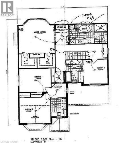 (reverse) 2nd floor floorplan from builder - 79 Zieman Crescent, Cambridge, ON - Other