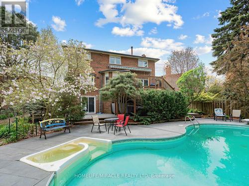 2023 Jacamar Court, Mississauga, ON - Outdoor With In Ground Pool With Deck Patio Veranda