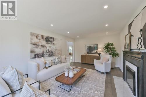 10 Morrison Crescent, Markham, ON - Indoor Photo Showing Living Room With Fireplace