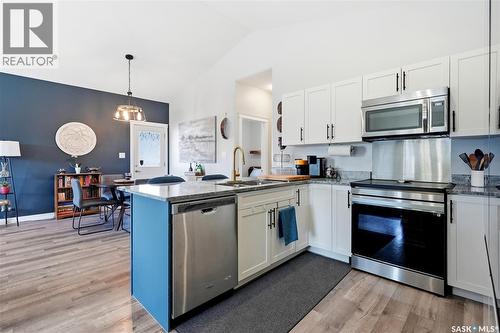 415 Boykowich Street, Saskatoon, SK - Indoor Photo Showing Kitchen With Double Sink