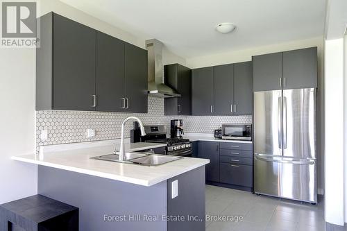 281 Springfield Crescent, Clearview (Stayner), ON - Indoor Photo Showing Kitchen With Double Sink With Upgraded Kitchen