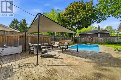 5187 Carousel Court, Burlington, ON - Outdoor With In Ground Pool With Deck Patio Veranda