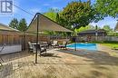 5187 Carousel Court, Burlington, ON  - Outdoor With In Ground Pool With Deck Patio Veranda 