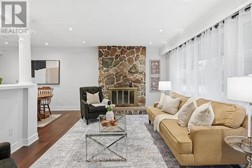 5187 Carousel Court, Burlington, ON - Indoor Photo Showing Living Room With Fireplace