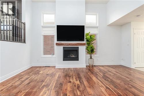 357 Parkvale Drive, Kitchener, ON - Indoor Photo Showing Living Room With Fireplace