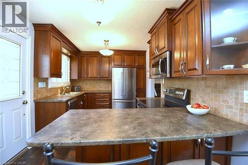 6 Palm Crescent, Brantford, ON - Indoor Photo Showing Kitchen With Stainless Steel Kitchen