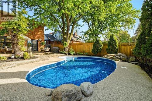 329 Plains Road W, Burlington, ON - Outdoor With In Ground Pool With Backyard