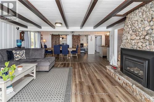 577 Edgewater Place, Haldimand, ON - Indoor Photo Showing Living Room With Fireplace
