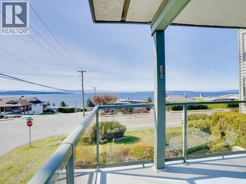 8-3818 Joyce Ave, Powell River, BC - Outdoor With Body Of Water With Balcony With View