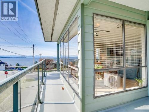 8-3818 Joyce Ave, Powell River, BC - Outdoor With Body Of Water With Balcony With Exterior