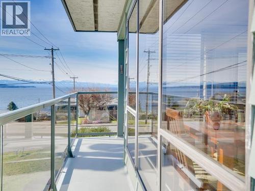 8-3818 Joyce Ave, Powell River, BC - Outdoor With Body Of Water With Balcony With View With Exterior