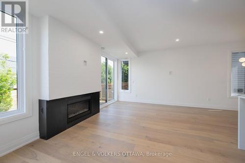 75A Granton Avenue, Ottawa, ON - Indoor With Fireplace