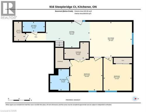 Floor plan - 916 Steepleridge Court, Kitchener, ON - Other