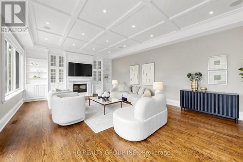 19 Michigan Drive, Toronto, ON - Indoor Photo Showing Living Room With Fireplace