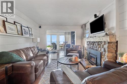 153 Adelaide Street, Essex, ON - Indoor Photo Showing Living Room With Fireplace