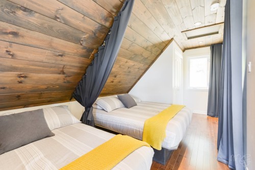 Mezzanine - 100 Rue Du Golf, Saint-Côme, QC - Indoor Photo Showing Bedroom