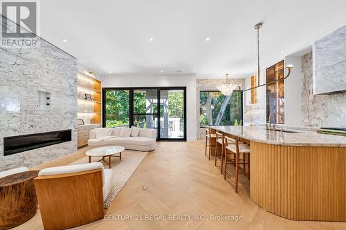 43 Wanless Crescent, Toronto, ON - Indoor With Fireplace