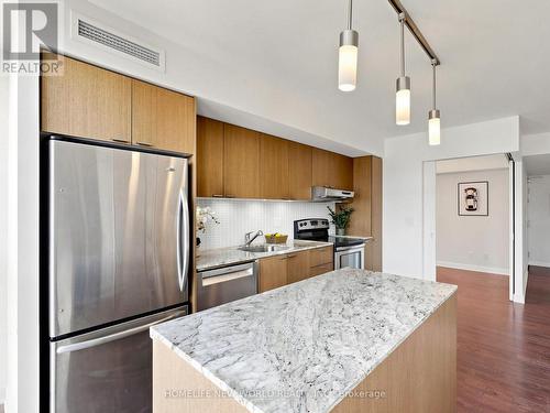 1406 - 110 Charles Street E, Toronto, ON - Indoor Photo Showing Kitchen With Stainless Steel Kitchen With Upgraded Kitchen