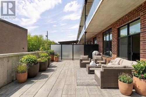 204 - 21 Matchedash Street S, Orillia, ON - Outdoor With Deck Patio Veranda With Exterior