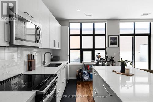 204 - 21 Matchedash Street S, Orillia, ON - Indoor Photo Showing Kitchen With Upgraded Kitchen