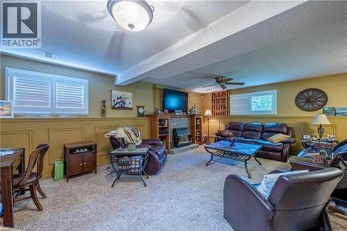 307 Orkney Street W, Caledonia, ON - Indoor With Fireplace