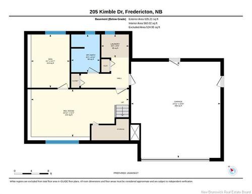 205 Kimble Dr, Fredericton, NB 
