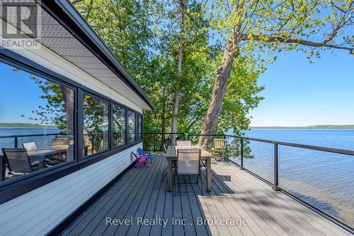 8004 Taits Beach Road, Hamilton Township (Bewdley), ON - Outdoor With Body Of Water With Deck Patio Veranda With View