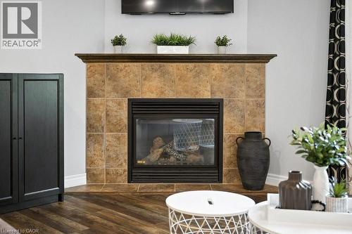 366 Townsend Drive, Breslau, ON - Indoor Photo Showing Living Room With Fireplace
