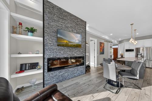 4978 Ponderosa Crescent, Canal Flats, BC - Indoor Photo Showing Other Room With Fireplace