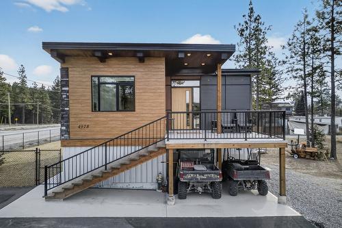 4978 Ponderosa Crescent, Canal Flats, BC - Outdoor With Deck Patio Veranda With Exterior