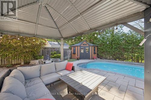 41 Leithridge Crescent, Whitby (Brooklin), ON - Outdoor With In Ground Pool With Deck Patio Veranda