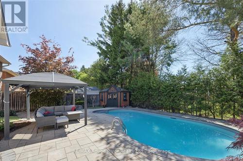 41 Leithridge Crescent, Whitby (Brooklin), ON - Outdoor With In Ground Pool With Backyard