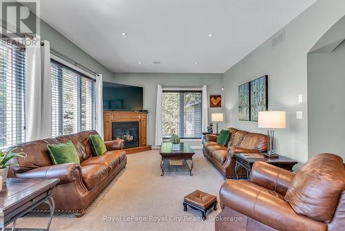36 Blair Drive, Guelph (Pineridge/Westminster Woods), ON - Indoor Photo Showing Living Room With Fireplace