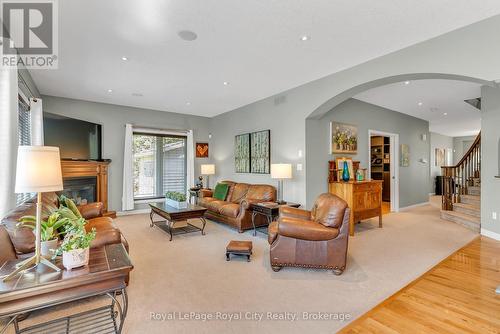 36 Blair Drive, Guelph (Pineridge/Westminster Woods), ON - Indoor Photo Showing Living Room With Fireplace