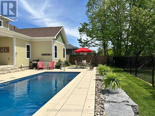 14 Thimbleweed Drive, Bluewater (Bayfield), ON - Outdoor With In Ground Pool