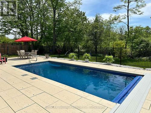 14 Thimbleweed Drive, Bluewater (Bayfield), ON - Outdoor With In Ground Pool With Backyard