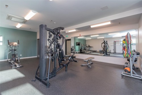 #217-2469 Gateway Rd, Langford, BC - Indoor Photo Showing Gym Room