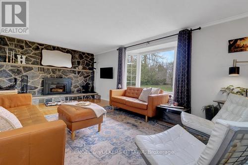 2963 Roger Stevens Drive E, Ottawa, ON - Indoor Photo Showing Living Room With Fireplace