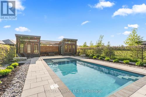 Private 14x30 Cozumel-style pool with sundeck - 68 Hiddenvalley Drive, Belleville (Thurlow Ward), ON - Outdoor With In Ground Pool