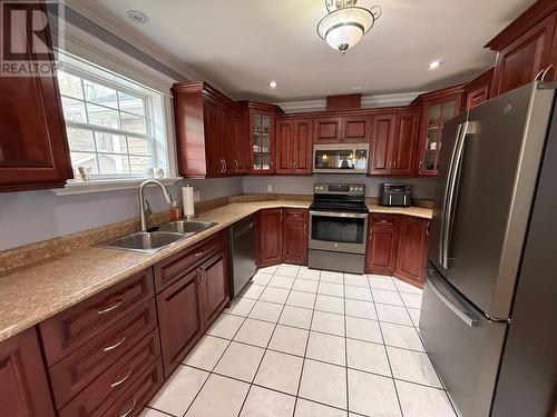 20 Mcdonald Crescent, Bishops Falls, NL - Indoor Photo Showing Kitchen With Stainless Steel Kitchen With Double Sink