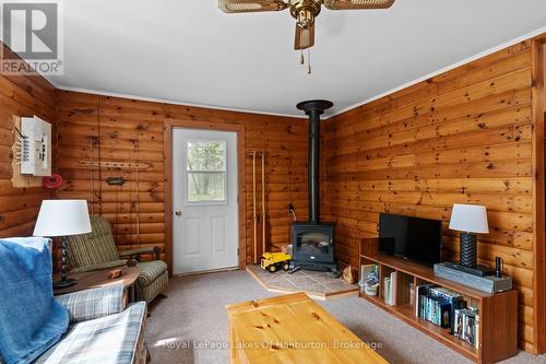 1099 Yellow Rock Drive, Highlands East (Glamorgan), ON - Indoor With Fireplace