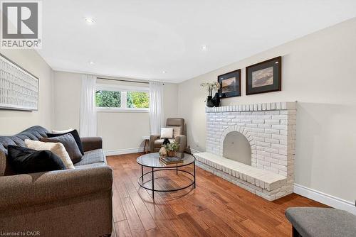 758 Francis Road, Burlington, ON - Indoor Photo Showing Living Room With Fireplace