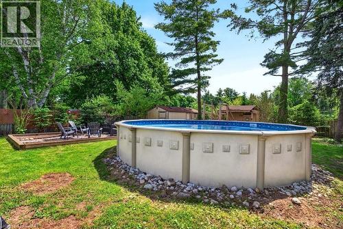 758 Francis Road, Burlington, ON - Outdoor With Above Ground Pool